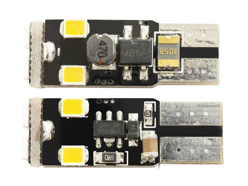 Żarówka samochodowa LED W5W T10 6 SMD 2835 CANBUS