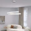 Nowoczesna lampa wisząca 60 cm | Spiralna lampa LED 80W | RLO-60CM-80W-W