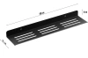 Czarna pólka pod prysznic 50cm | Półka wisząca | BDS-L50CM-B| Metalowa półka łazienkowa