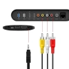  Kabel audio-video mini jack 3,5 mm TRRS  | 3× RCA 1,5 m – przewód AV do TV, projektora, kina domowego | AV-C1.5M-B