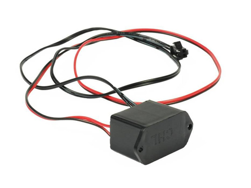 Zestaw El Wire Limonkowy 1M - Światłowód Ambient Light EL Wire z odzielnym inverterem 12V