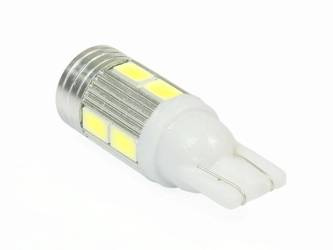 Żarówka samochodowa LED W5W T10 10 SMD 5630