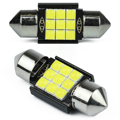 Żarówka samochodowa LED C5W 9 SMD 3030 3D