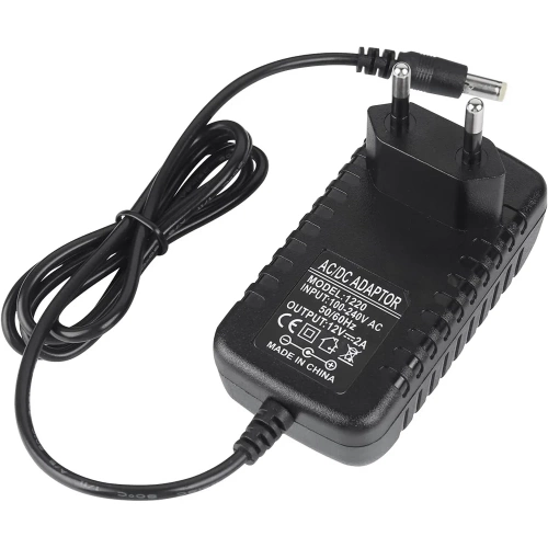 Adapter sieciowy | Zasilacz DC/AC | Uniwersalna ładowarka | JCY12200-BLACK