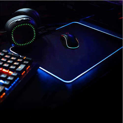 Podkładka pod mysz | 35x25 cm | podświetlenie LED RGB | 13 trybów świecenia | MP-001S