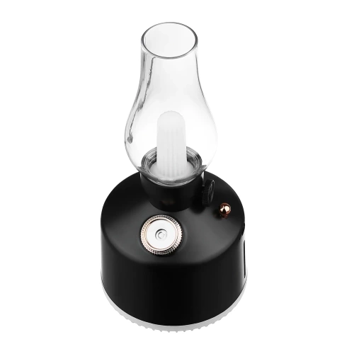 Nawilżacz powietrza LED | Ultradźwiękowy nawilżacz powietrza z funkcją lampki nocnej | LA-0621-BLACK