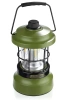 Lampka kempingowa LED w stylu retro z funkcją powerbanka | Płynna regulacja jasności i barwy | 3000mAh, 20-260lm, 5-120h, IPX6 | Zielona | MY-880