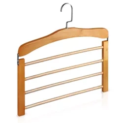 Wieszak ubraniowy | Obrotowy wieszak na spodnie | S-8101-WOOD