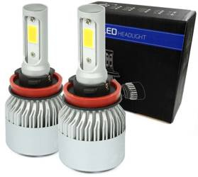 Zestaw LED H9 H11 S2 COB 36W 16000 lm