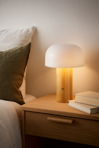 Dotykowa lampka stołowa LED z akumulatorem | Stylowa lampka nocna z regulacją barwy oraz mocy świecenia | YG-VM40A