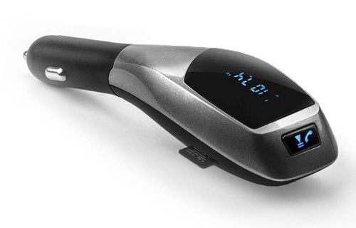 Bluetooth | Transmiter samochodowy FM z wyświetlaczem LED | Ładowarka USB | Zestaw głośnomówiący | X5