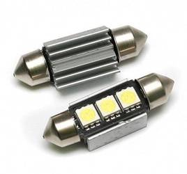Żarówka samochodowa LED C5W 3 SMD 5050 CAN BUS