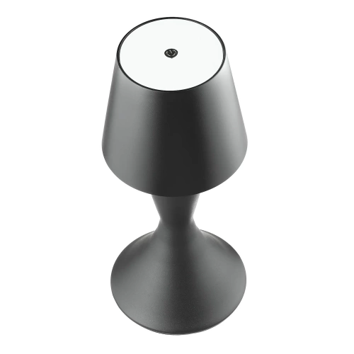 Bezprzewodowa lampka nocna z wbudowanym akumulatorem | Stylowa lampka stołowa z regulacją barwy oraz mocy świecenia | YG-D021-BLACK