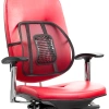Wspornik pod plecy do samochodu | Ergonomiczna podpórka pod lędźwie | Podpórka pod plecy montowana do krzesła lub fotela | GLY-440-BLACK