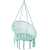 Fotel wiszący, krzesło brazylijskie, kosz, huśtawka, hamak | do 120 kg | DY-A003-GREEN