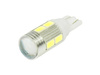Żarówka samochodowa LED W5W T10 10 SMD 5630