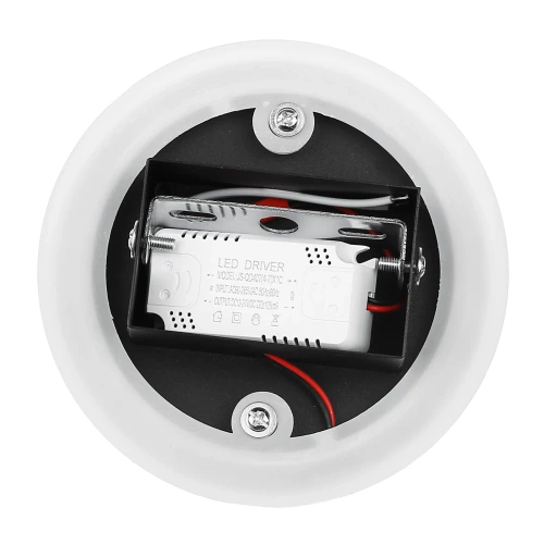 Kinkiet LED | Lampa ścienna ⌀13 cm | Nowoczesna okrągła lampa | BD20-13CM-B