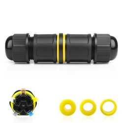 Hermetyczna mufa kablowa IP68 | Wodoodporne złącze samozaciskowe 5-pin 450V 32A do kabli 4–14 mm | M685-B