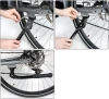 Wzmocniona podpórka rowerowa Pro+ do rowerów 24–29"  |  Stabilna stopka do e-bike, MTB i miejskich | Regulowana nóżka rowerowa | LGA-28