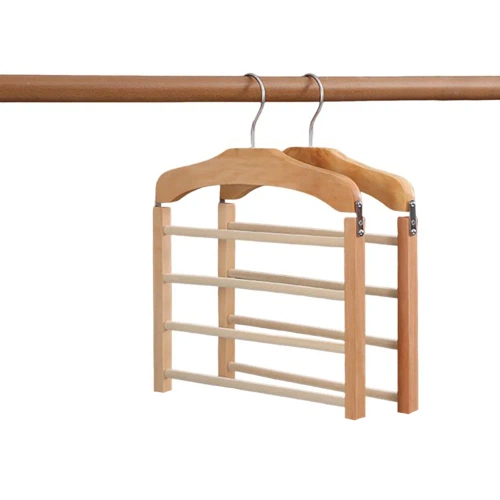 Wieszak ubraniowy | Obrotowy wieszak na spodnie | S-8101-WOOD