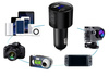 Bluetooth | Transmiter samochodowy FM z wyświetlaczem LED | Ładowarka USB | Zestaw głośnomówiący | X20