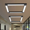 Liniowa lampa wisząca 120 cm | Biurowy, czarny moduł LED 20W | Szerokość lampy 5 cm 