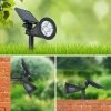 Ogrodowa lampa solarna LED wbijana | Reflektor SPOT | 250lm, 2200mAh, 4 LED | YNG-4LED