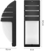 Lampa ogrodowa, kinkiet elewacyjny | IP54, E27 | BD-C223-B