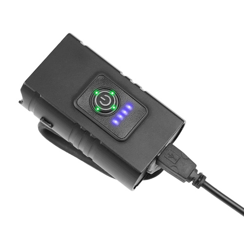 Zestaw lampek rowerowych LED na przód i tył roweru | 2 diody LED XM-L T6 CREE, 1000lm, 6 trybów świecenia, 1200mAh | 6 diod, 4 tryby świecenia, 300lm