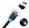 3w1 1M | Magnetyczny kabel USB do ładowania telefonu | Quick Charge 3.0 2.4A | AM23