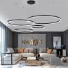 Wieloczęściowa Nowoczesna lampa wisząca | LED | Czarna | RLK-C04-120W-B
