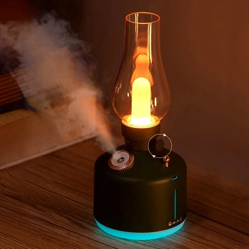 Nawilżacz powietrza LED | Ultradźwiękowy nawilżacz powietrza z funkcją lampki nocnej | LA-0621-GREEN
