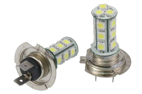 Żarówka samochodowa LED H7 18 SMD 5050