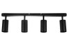 Czteropunktowa lampa sufitowa, reflektor ruchomy 4x GU10 czarny | MS-GU10-4