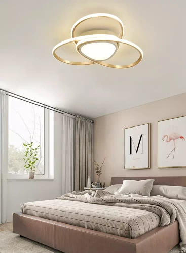 Nowoczesna lampa sufitowa zmieniająca barwę światła| LED | Pilot