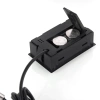 Termometr cyfrowy | Mini urządzenie pomiarowe z wodoodporną sondą | KTM-050-BLACK