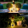 Girlanda solarna, lampa ogrodowa wbijana | 200 diod LED, 20m | biały ciepły | FLD-200LED-WW