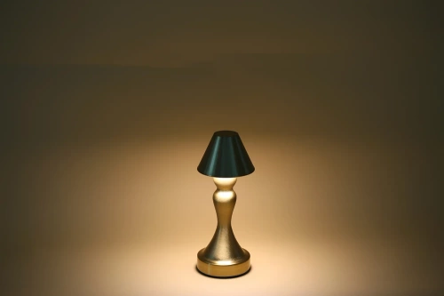 Lampa stołowa z wbudowanym akumulatorem | Lampa nocna z trzema barwami świecenia | Nastrojowa lampka do hotelu, restauracji | HJA12-A-GOLD