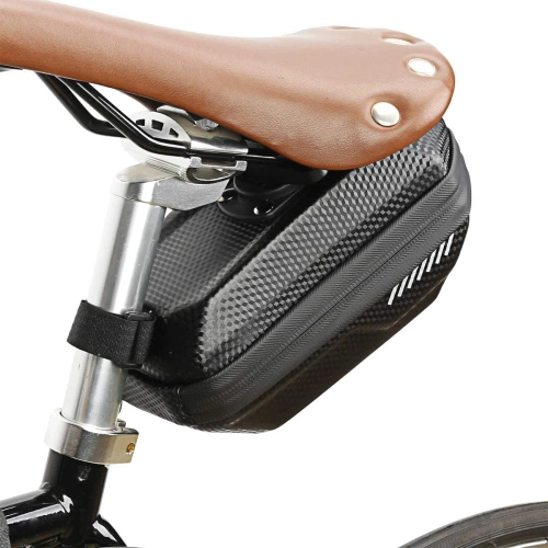 Wodoodporna torba podsiodłowa z twardą skorupą EVA  | Lekka i trwała sakwa rowerowa 1.5L |BCB-308