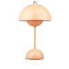 Stylowa lampka stołowa | Bezprzewodowa lampka nocna z trzema barwami świecenia | HJA27-1-PINK
