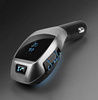 Bluetooth | Transmiter samochodowy FM z wyświetlaczem LED | Ładowarka USB | Zestaw głośnomówiący | X5