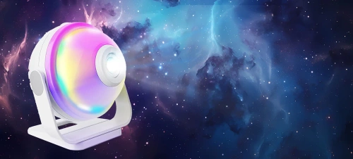 Projektor gwiazd | Lampka nocna RGB z wbudowanym głośnikiem | XTY01-WHITE