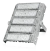 Profesjonalny halogen 250W LED | Mocne oświetlenie do hal sportowych, fabryk, domu | Aluminiowa lampa | Naświetlacz z regulowanym uchwytem | TMN-250W-SILVER