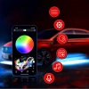 Lampki pod samochód | RGB LED | Oświetlenie podwozia 4 sztuki