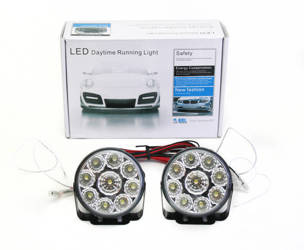 Światła HIGH POWER LED do jazdy dziennej | okrągłe ø 70 mm | DRL 04 PREMIUM