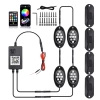 Lampki pod samochód | RGB LED | Oświetlenie podwozia 4 sztuki