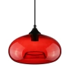 Nowoczesna szklana lampa wisząca | Czerwona | GB-D28-R