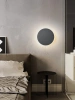 Kinkiet LED | Lampa ścienna ⌀13 cm | Nowoczesna okrągła lampa | BD20-13CM-B