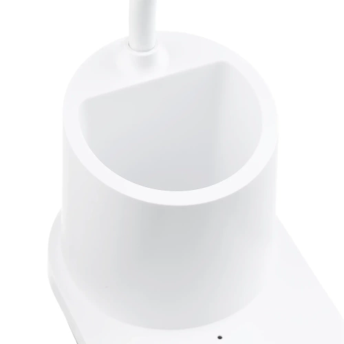 Lampka biurkowa LED z ładowarką indukcyjną | biała | WD-T03-WHITE