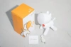 Urocza lampka LED w kształcie pieska z regulacją jasności i akumulatorem USB | Lampka biurkowa Waggy Puppy |  YG-TD104-W